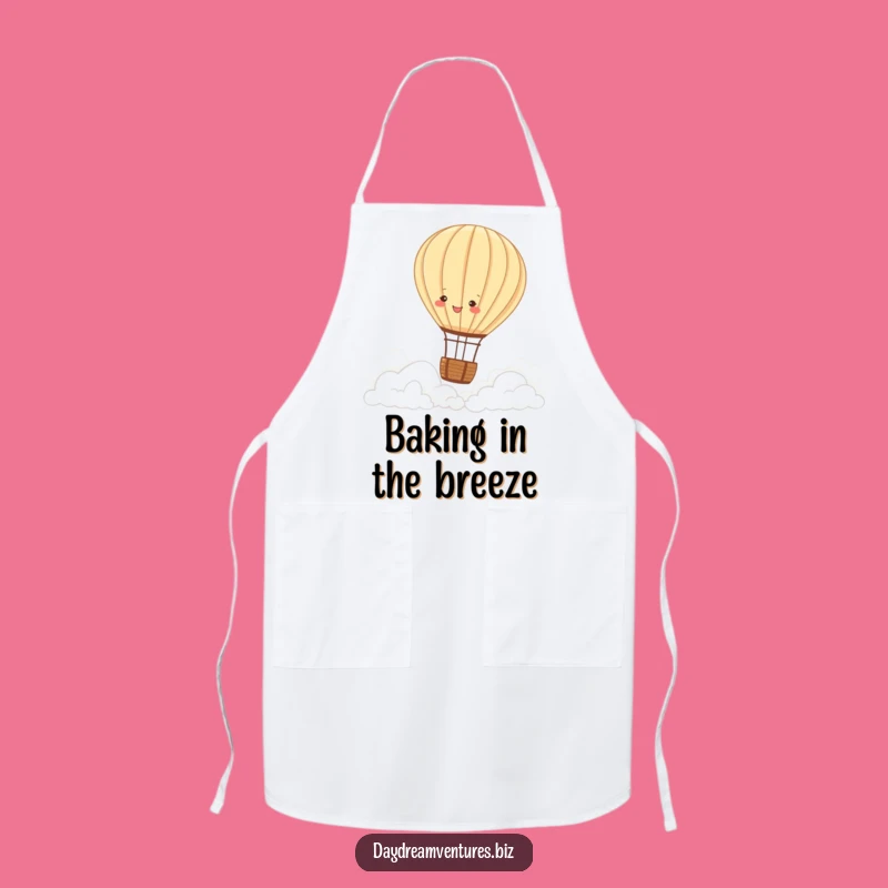 Funny Hot Air Balloon Kitchen Apron: Bake with Joyful Breezes Gift