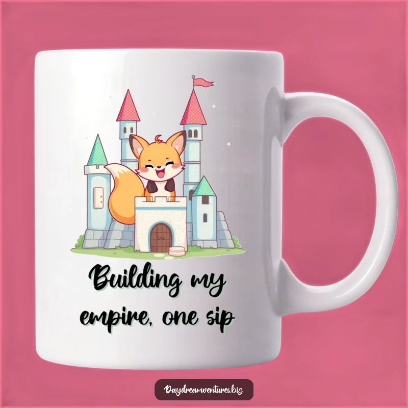 Funny Fox Castle Builder Mug: A Creative and Humorous Gift