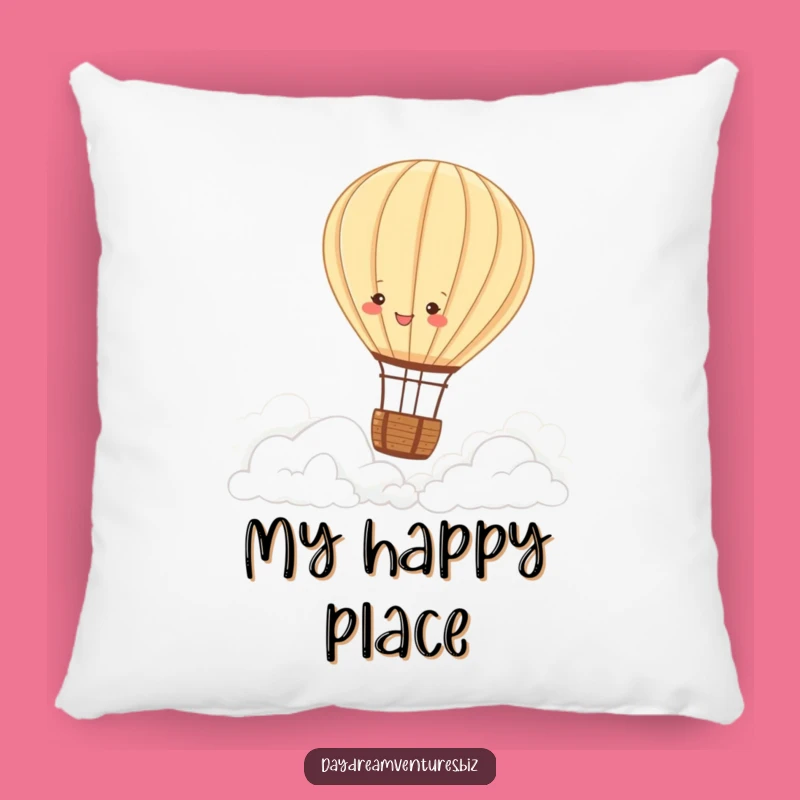 Cozy Funny Hot Air Balloon Pillow: Dreamy Cloud Comfort Gift