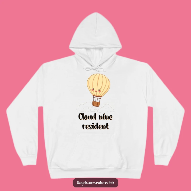 Cozy Funny Hot Air Balloon Hoodie: Warm Cloud Comfort Gift